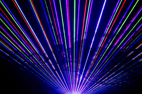 white light laser show