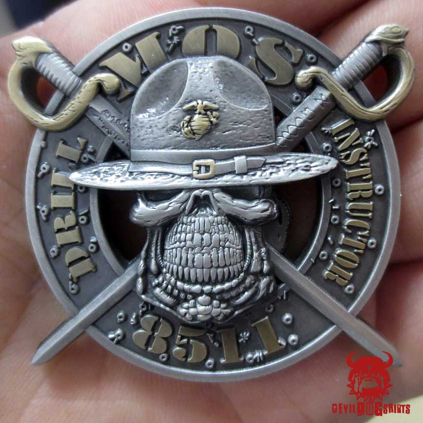 USMC 8511 Drill Instructor MOS Coin (Salty Edition) -- devildogshirts ...