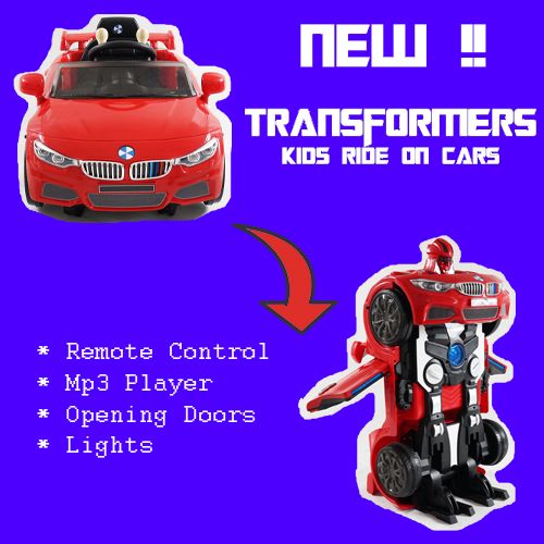 Transformer ride on deals car