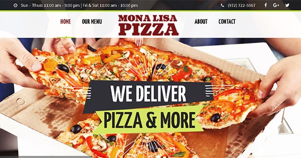 Mona Lisa Pizza Announces it's NEW website!!! Mona Lisa Pizza PRLog