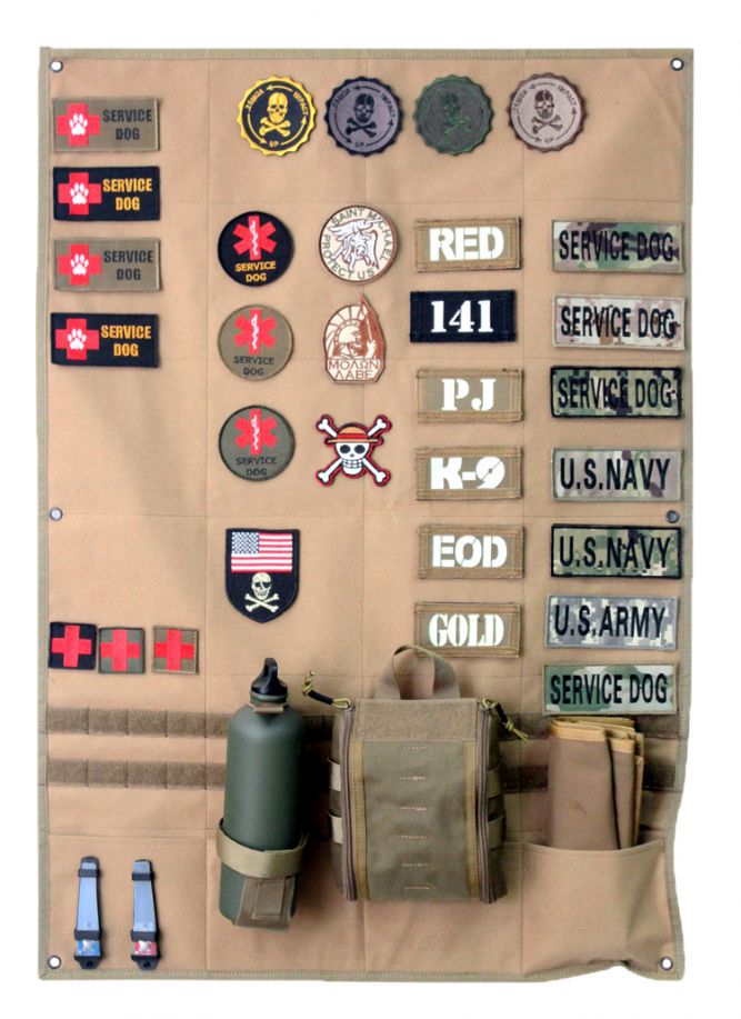 AegisTac Patch Display Board Airsoft Patch Panel Patch Display Frame