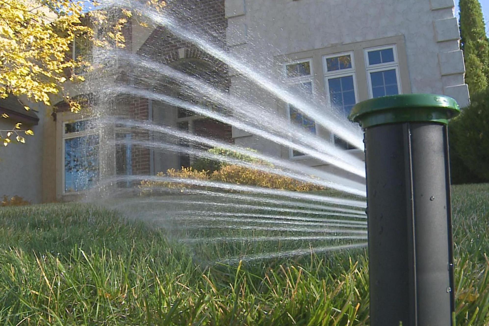 Irrigreen Sprinkler Prints Water On Your Lawn