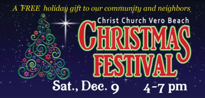 Christ Church Vero Beach Offers a Christmas Festival Saturday Dec. 9 as ...