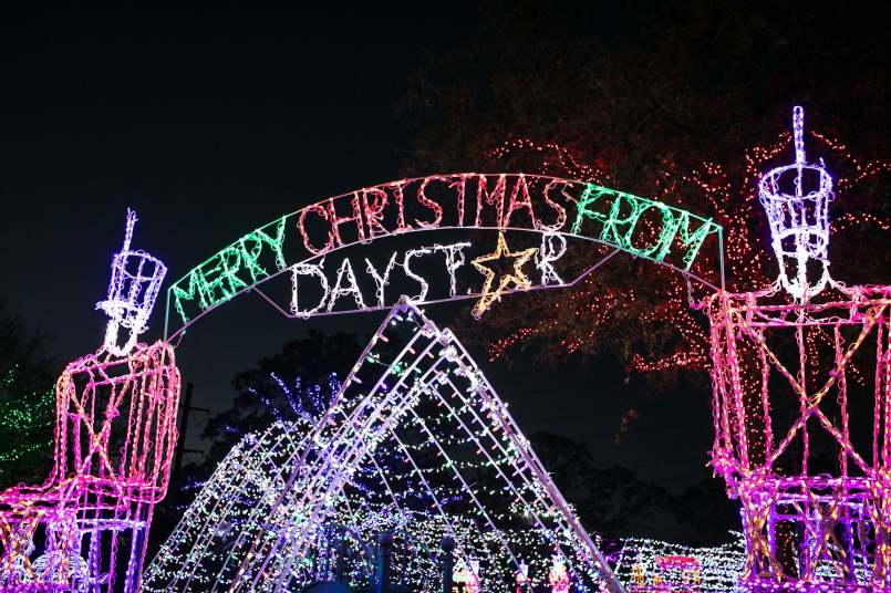 Daystar's Christmas Lights Display Opens to the Public Daystar