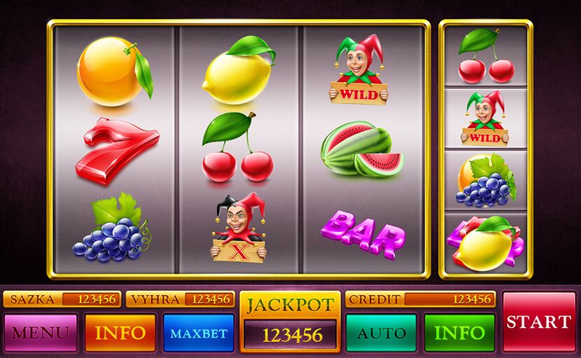 Slot machine layout