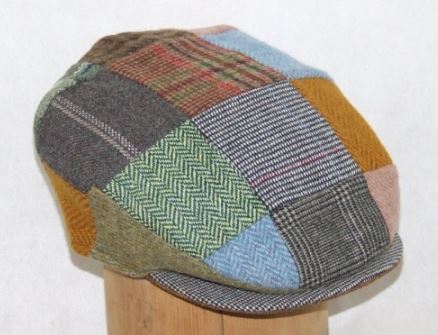 irish patchwork flat cap