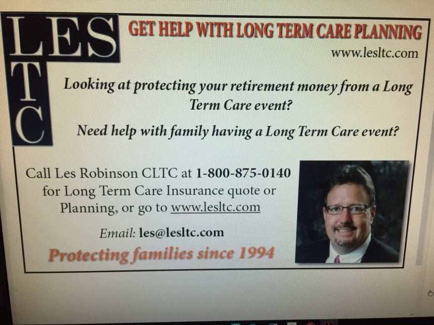 Learn How To Protect And Preserve Your Retirement Money From Medicaid By Les Robinson Cltc 8511