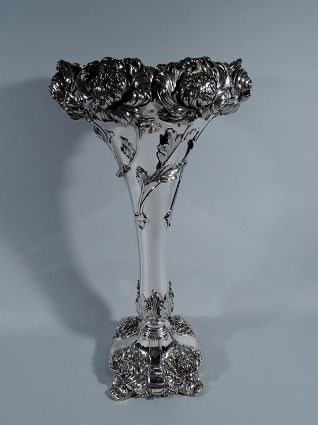 Antique Silver Whiting Art Nouveau Sterling Silver Vase Nelson