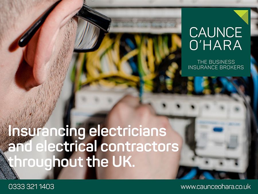 Caunce O'Hara puts the spark in electrical contractor insurance