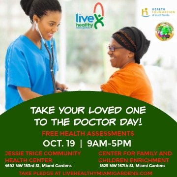 Live Healthy Miami Gardens Provides Free Health Check Ups For