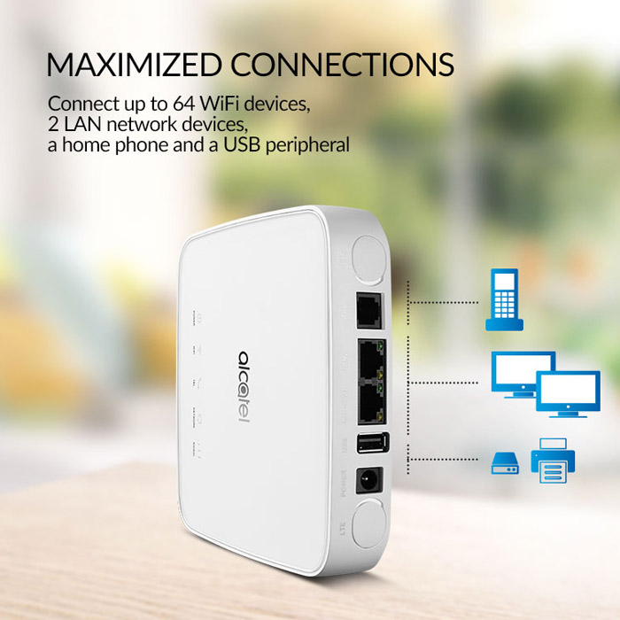 Alcatel Linkhub Hh70 Cat7 Lte Router Review Mobicell Technology