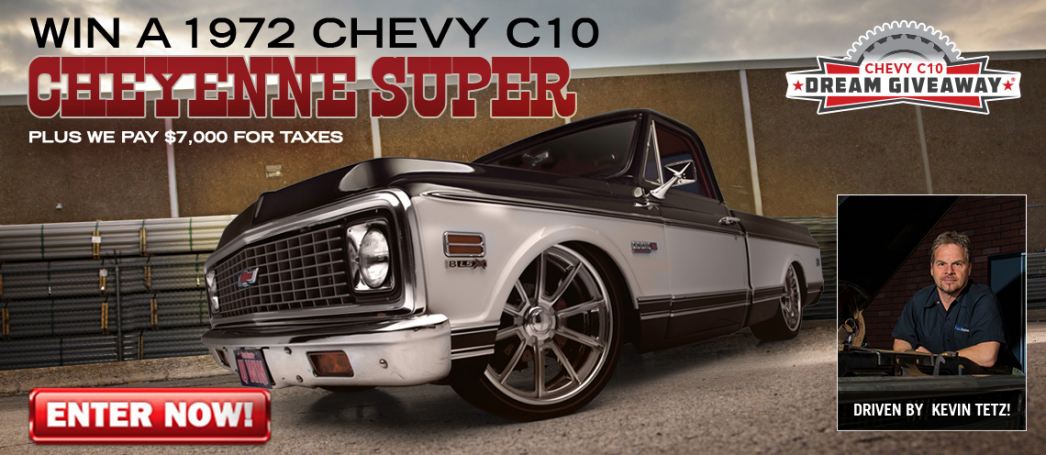 Enter To Win A Fully Upgraded 1972 Chevy C 10 Cheyenne Super Approved By Trucks Tv Star Kevin Tetz New Beginning Children S Homes Prlog