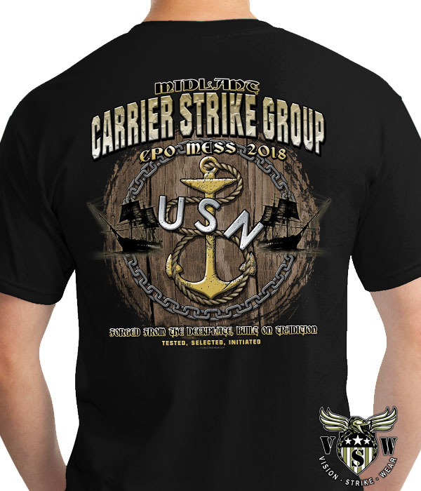 Midlant Carrier Strike Group Navy Chiefs Receiving Custom United States ...