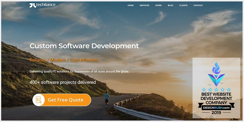 DesignRush Includes Techliance In Top 25 Web Development Firms ...