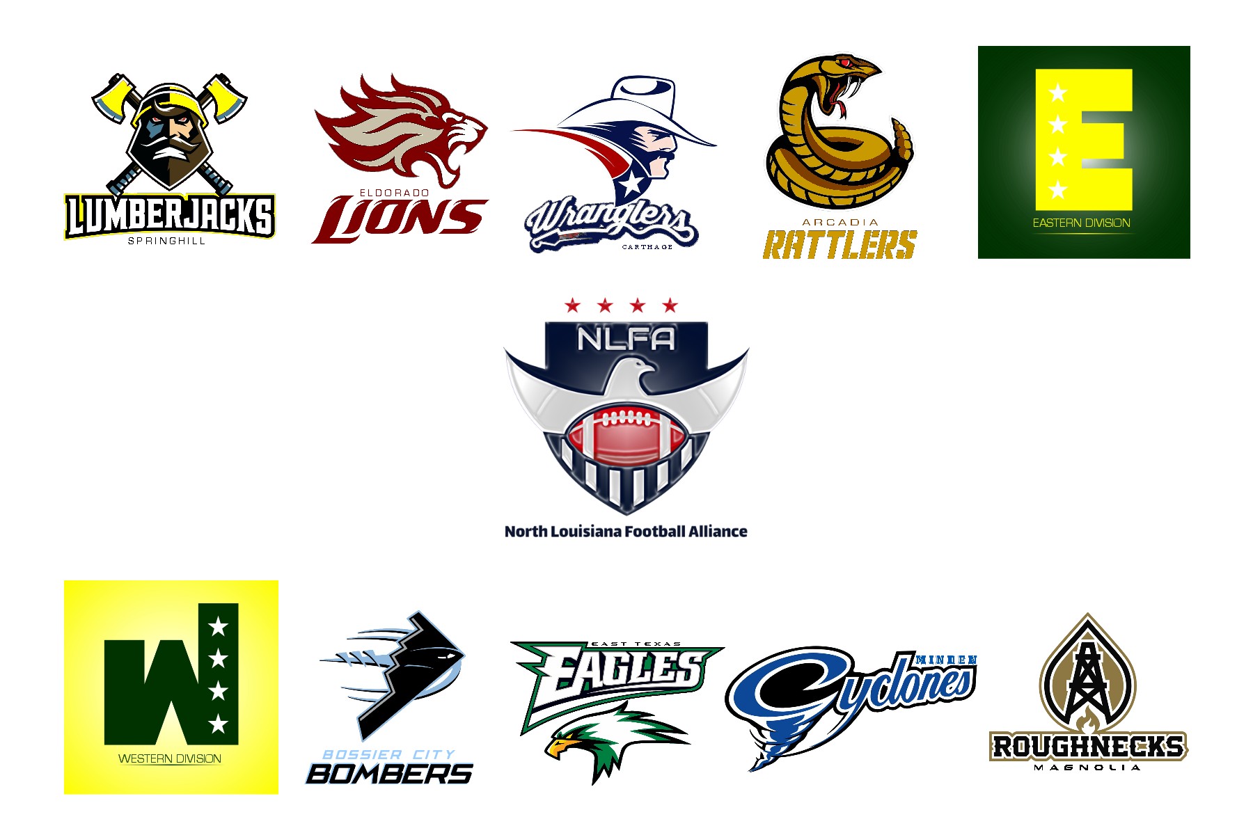 New SemiPro Football League Announces Team Names and Logos North