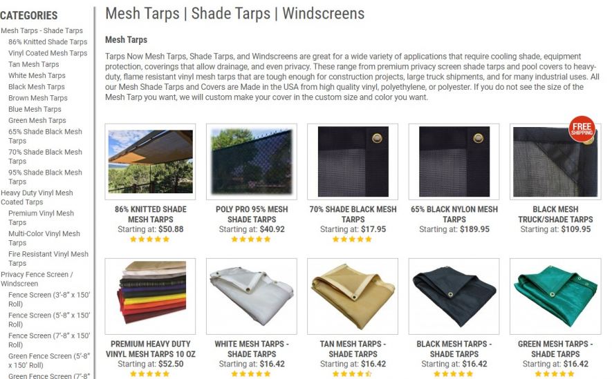 Tarps Now® Continues Expansion of Stock and Custom Tarp Fabrication Services Tarps Now, Inc