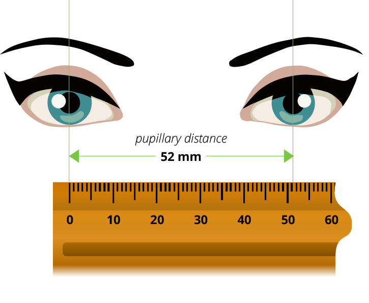 free printable printable pupillary distance ruler