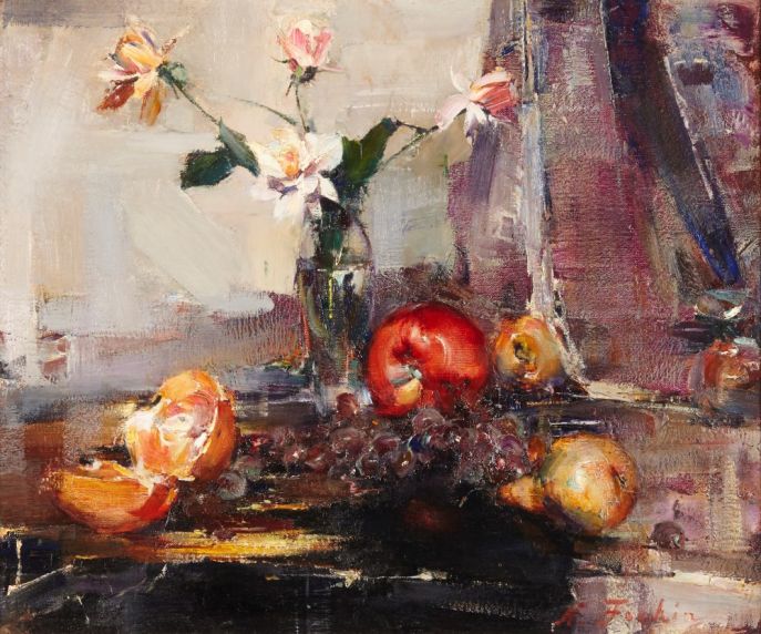 Still life painting by Nicolai Fechin (Russian, 1881-1955) brings ...