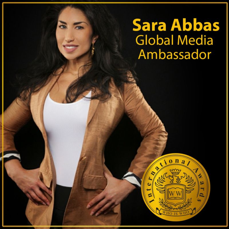 Sara Abbas Selected as Global Media Ambassador for Who is Who International  Awards -- Ev0lver, Inc.