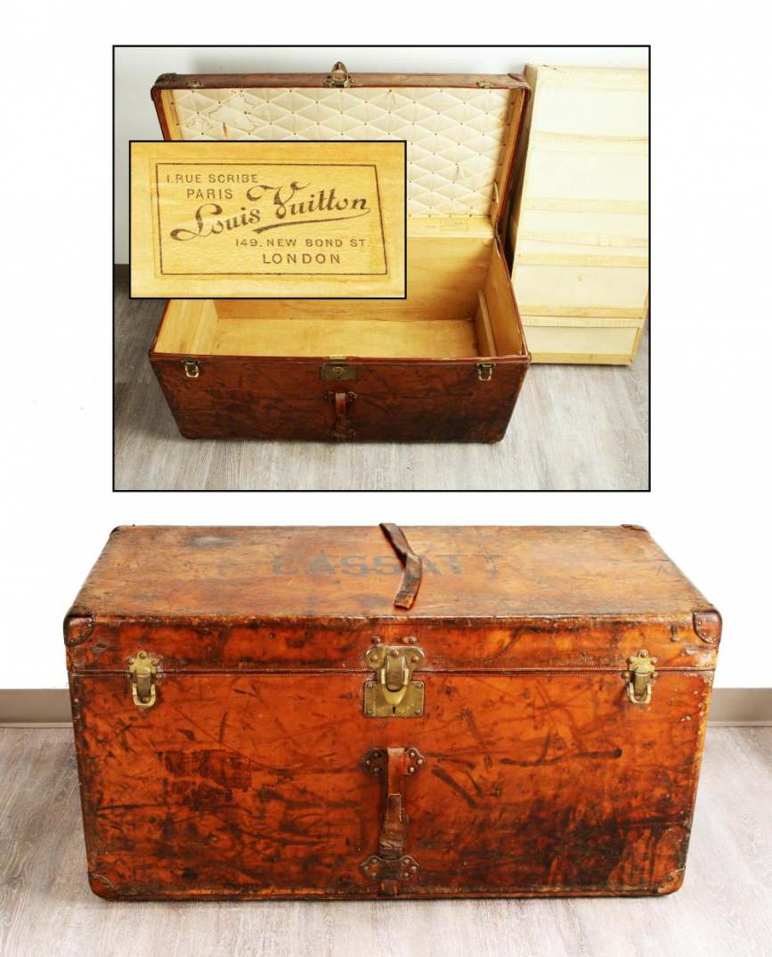 Sold at Auction: Louis Vuitton, Louis Vuitton steamer trunk