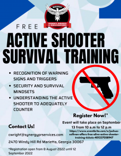 Joshua Sullivan Offers FREE Active Shooter Safety Training -- Discreet ...